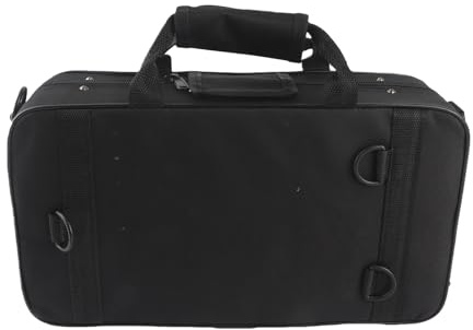 Aumotop Wasserfeste Klarinettenbox, 600D Oxford-Stoff-Gigbag mit Schaumstoffpolsterung für B-Klarinette, Sport und Unterhaltung, Schwarz