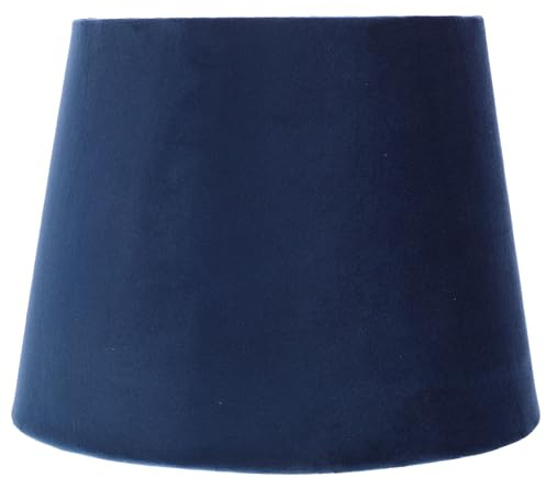 GAROZATION Lampenschirm aus Stoff für Tischlampen Innenlichtabdeckung E27 Blauer Ersatzschirm mit 42cm Durchmesser Passend für Schlafzimmer und Schreibtischlampen