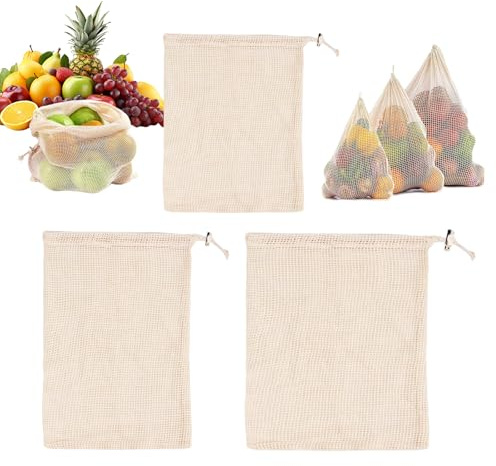 3 Stück Kochsack,Kloßsack, Kochbeutel, in Verschiedenen Größen, Wiederverwendbar zum Kochen, Kochen von Cucumbers, Suppen, Eintöpfen