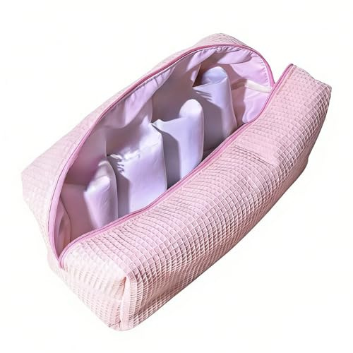 AeSiliFlex Reise-Haarwerkzeugtasche für Airwrap & Shark Styler – Süße Tragetasche mit Zubehöraufbewahrung, leichte Föhntasche, rose, L