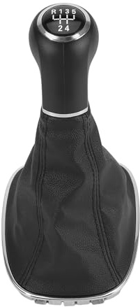 GRACEGALAXY Pomo de palanca de cambios de 5 velocidades para Corsa D 2006-2014 y Corsa E 2014-2019 009140093 Negro 19276456