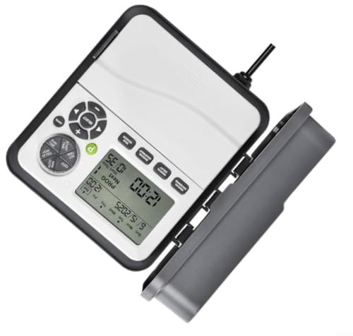 Control de riego de 12 zonas programable con pantalla LCD, retardo de lluvia y función de memoria para interior y exterior, riego automático de jardín