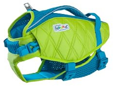 Outward Hound Standley Sport Green Performance Schwimmweste für Hunde, Größe S