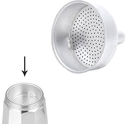 Embudo Cafetera Aluminio Classic/Inducción 3 Tazas