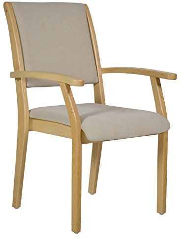 Devita - Premium Seniorenstuhl Kerry - Wählbare Sitzhöhen - Made in Germany - Komfortabler Echtholz Stuhl für Senioren in verschiedenen Höhen von 43 cm bis 55 cm