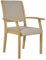 Devita - Premium Seniorenstuhl Kerry - Wählbare Sitzhöhen - Made in Germany - Komfortabler Echtholz Stuhl für Senioren in verschiedenen Höhen von 43 cm bis 55 cm