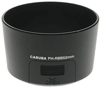 Caruba PH-RBB Schutzkappen für Objektive (Rond, Pentax SMC DA 50-200mm f/4.0-5.6 ED WR Pentax SMC DA 55-300mm f/4.0-5.8 ED, schwarz)