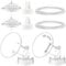 Maymom Pump Parts Compatible with Spectra S2 Spectra S1 Spectra 9 Plus Breastpump, 30mm Flange Valve Tubing Backflow Protector, Not Original Spectra Replacement Pump Parts Spectra S2 Accessories
