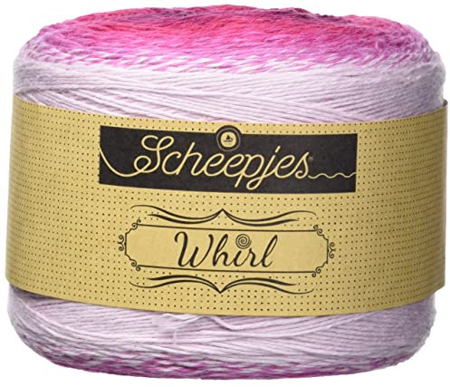 Scheepjes Whirl 1x1000m - 555 Forbidden Fuchsia, Baumwolle und Acryl, Strick- und Häkelgarn