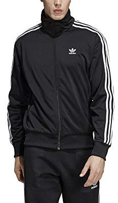 adidas Men Firebird Track Top - Black, Large