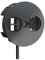 BACHMANN Twist 1x Schutzkontakt 2X Keystone, GST18 Stecker, schwarz, 0,2 m