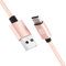 JAMEGA – 1m USB Typ C Kabel RoseGold | 3A Nylon geflochten USB C Ladekabel & Datenkabel Fast Charge Snyc schnellladekabel kompatibel mit Samsung Galaxy S10/S9/S8+, Huawei P30/P20, uvm.