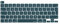 MOSISO Cubierta Teclado Compatible con MacBook Pro 13 Pulgadas 2024-2020 M2 M1 A2338 A2289 A2251, Compatible con MacBook Pro 16 2020 2019 A2141 Touch ID, Piel Protectora de Silicona,Trullo Profundo