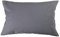 Kissenbezug 35x55 cm Uni Grau Baumwolle Dekokissen Kissenhülle Couchkissen Sofakissen Deko Reißverschluss