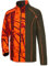 K&S Wildkameras Signal Orange Camo Herren Wendefleecejacke Olivgrün Wendejacke Fleecejacke Jagd Jagdjacke (L (52))