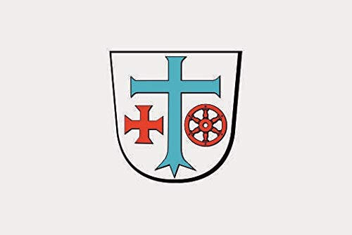 U24 Aufkleber Mainz OT Weisenau Flagge Fahne 8 x 5 cm Autoaufkleber Sticker
