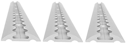 lasiprofi Airlineschiene halbrund, gebohrt, 50 x 11,5 mm, 2.000 mm, 4er Set | Zurrschiene | 200 cm | kompatibel mit Fittingen | Silber eloxiert | für Transporter, Wohnwagen, Sprinter | 2 m