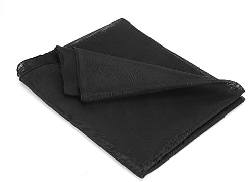 VBESTLIFE Lautsprecher-Grilltuch, Atmungsaktives Wasserdichtes Lautsprecher-Schutz-Netzgewebe für Große Lautsprecher, Bühnenlautsprecher, 140 X 120 cm, Schwarz