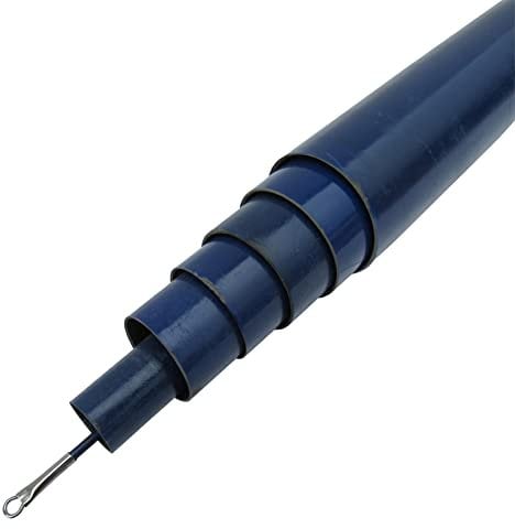 Secure Fix Direct Extendable Telescopic Flag Pole 8M (Garden Retractable Camping Blue)