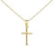 L'Atelier d'Azur Halskette – Medaille Kreuz Gold 18 Karat 750/000 Gelb – vergoldete Kette