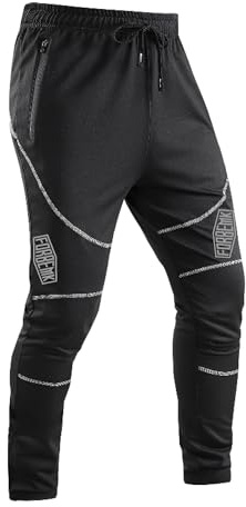 FORBEMK Fahrradhose Radhose Lang Herren Outdoorhose Laufhose MTB Winddicht Atmungsaktiv Wasserabweisend Hose für Outdoor Bergsteigen, Jogging, Radfahrren