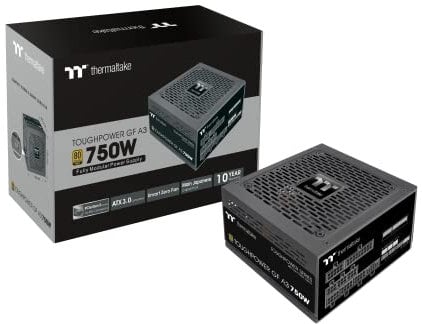 Thermaltake Toughpower GF A3 750W 80+ Gold | Totalmente Modular | ATX 3.0 | PCIe Gen 5