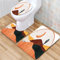 Badteppich Set Gemalte Wüstenlandschaft Badezimmerteppich Set 3 Teilig Weicher Mikrofaser Bad Teppiche WC Vorleger Waschbar rutschfeste Badvorleger Toilette Teppich
