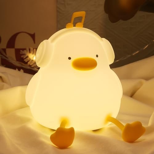 YuanDian Duck Nachtlicht - Dekorieren Sie Kinderzimmer mit niedlichen Silikon Ente Nachtlichter - Weihnachten Geburtstag Geschenk für Erwachsene, Jugendliche und Babys