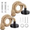 2 Stück Lampenfassung E27 mit Kabel E27 Fassung mit Kabel Hanfseil Lampe Seil Lampe Seillampe Lampenfassung Vintage Lampenaufhängung Pendelleuchte Textilkabel 100 cm für Küche Haus Cafe Bar