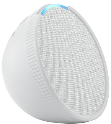 BeisDirect Silicone Case for Echo Pop Smart Bluetooth Speaker Silicone Protective Case All-Inclusive Drop-Proof Protective Sleeve Skin Smart Speaker Case For Echopop (White)