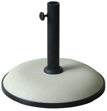 Marbueno Base Round Cement Parasol 41.5x35cm 15kg White Garden, Pool and Terrace 10448