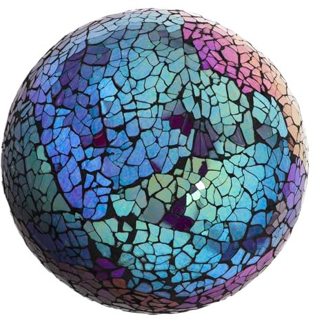 BEBEMOKO 4 Mosaikkugel Dekoration Dekokugeln Dekokugeln Mosaikkugel Dekokugeln Kugel Dekokugel Kugeln Mosaik Hängende Kugel Mosaikkugeln Kugel Glas