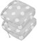 Holibanna Lot De 2 De Rangement Pour Serviettes Hygiéniques Pochettes De Voyage Porte-Monnaie Pour Femme Trousse De Toilette Accessoire Féminin Coton Gris