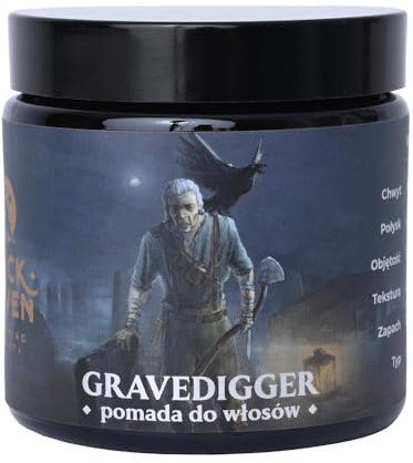 Slickhaven Gravedigger Haarpomade 60ml / 120ml – Erdig-kräuteriger Duft – Handgefertigte Tonerde-Pomade mit starkem Halt, Volumen & mattem Finish (120 ml)