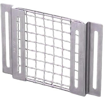 KiBcsLic ​Rejilla de Drenaje Acero Inoxidable – Protector Antihojas para Bajantes – para Balcones & Exteriores – Fácil Instalación Sin Herramientas​, 10x10cm