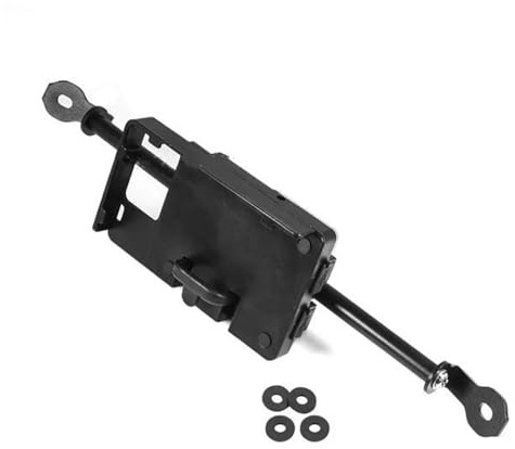Antivibración Cradle Soporte De Placa De Navegación GPS para Motocicleta para H&Onda SH 125-150 2020-2025. Base De Montaje Adaptable para Teléfono.(Negro 1)