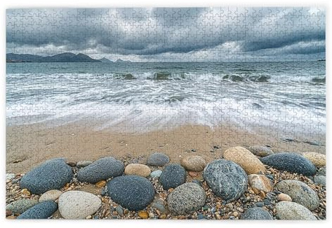 Puzzle 3000 Teile, Strand Puzzle 3000 Teile Erwachsene, Holzpuzzle Erwachsene, EIN Herausforderndes Rätsel, Puzzlespiele für Die Ganze Familie, Holzpuzzle für Zimmer Deko Wohnzimmer, Geschenke, Z-8