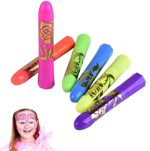 Körperfarbe, Neon – Make-up Gesicht Neon | waschbar, sicher, Partys, Geburtstag, Make-up, Kostüm, Halloween, Outdoor