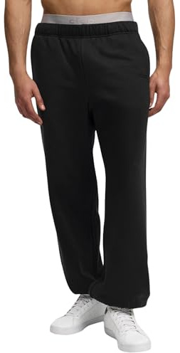 CFab Jogginghose Herren Relaxed Fit, Joggers mit Kordelzug, Freizeithose mit Taschen und Bündchen am Bein, weiche Sweatpants für Alltag, Loungewear und Casual Looks