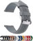 Fullmosa 12 Farben Uhrenarmband, Axus Serie Lederarmband Ersatz-Watch Armband mit Edelstahl Metall Schließe für Herren Damen 20mm Weiß