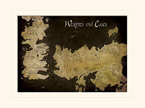 Game of Thrones Drucken, Papier, Mehrfarbig, 30 x 40cm