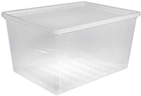 Plast Team Basic Aufbewahrungsbox mit Deckel 130L