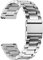Fullmosa Cinturino 20mm per Orologio in Acciaio Inossidabile a Sgancio Rapido per Uomo e Donne, Cinturini Metallo di Ricambio per Smartwatch Compatible con Samsung Garmin, Argento