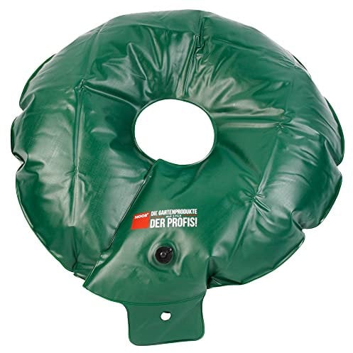 NOOR Bewässerungssystem FROGBAG DONUT - robuster 100L Wassersack Bewässerungssack - Bewässerungsbeutel ca. Ø 120cm aus UV beständigem PVC 520 g/m² - Tröpfchenbewässerung für Bäume