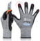 DEX FIT 15-Gauge Level 4 Cut Resistant Gloves Cru553 Thin, 3D Comfort Ultra Soft, High-Dexterity for Precision Feel, Grey X-Small 1 Pair