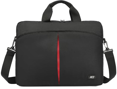 ACT City Laptoptasche 15-16.1 Zoll, für Arbeit, Schule, Reisen, leichte Laptop Tasche mit Schulterriemen, Notebook Tasche für Frauen & Männer - AC8505