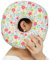 Heal n Hope Piercing Kissen Ohrkissen Blumendruck Donut mit Loch für Ohrenschmerzen CNH, Piercing, Schmerzlinderung Schlafen, Druckstellen, Seitenschläfer, Kopfhörer (Kamelie)