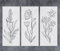 GSS Designs Pochoirs de fleurs sauvages pour peinture Grande fleur 17,8 x 40,6 cm Pochoir de fleurs pour bouquet de peinture en bois, mur et toile, Pochoir Mural a Peindre