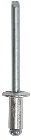 Timco 4.8 x 10mm Aluminium Dome Rivets - Box of 500