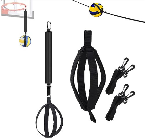 Kensbro Volleyball Spike Trainer, Justierbare Volleyball Training Equipment Hilfe,Volleyball Spiking Pal mit Bottom Holder,Verbessert das Servieren, Springen, Arm Swing Mechanik und Spiking Power